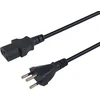 Equip Kabelis zasilający C13 ->T12 Bu/St juoda 3.00m PVC (112241)