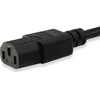 Equip Equip Kaltgeräteverl.-Kabelis IEC C14->IEC C13 St/Bu 1.80m Polybeutel