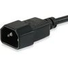Equip Equip Kaltgeräteverl.-Kabelis IEC C14->IEC C13 St/Bu 1.80m Polybeutel