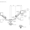 Equip Laikiklis biurkowy na 2 monitory 17" - 35" (650183)