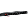Riello Equip Steckdosenleiste 19(1HE)8fach IEC C14 1.8m Schalt. sw