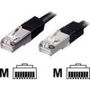 Equip Patrikas, kryžminis C5E, SF / UTP, 1m, juodas (705910)