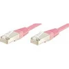 Equip Pečkordas, S / FTP, 6 kat., 7,5m, rožinė (605585)