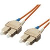 Equip Įrengti permatomą patchcord, SC-SC, daugiamodį, dvipusį, OM1, 1 m (253321)
