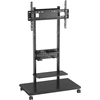 Laikiklis Equip Stojak podłogowy 50"-90" 1TFT 60kg Mobil+Ablage sw
