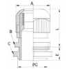 Ergom Kabelių sandariklis poliamidinis M63 IP68 DP-EN 63-2 HM BK juodas (E03DK-01040128001)