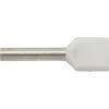 Ergom E08KH-02020100401 Izoliuotas antgalis HI 2 x 0,75/10, baltas E08KH-02020100401 (500 vnt.)