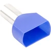 Ergom E08KH-02020103001 Izoliuota kabelio antgalis HI 2X16/14 DIN mėlynas E08KH-02020103001 (50 vnt.)