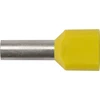 Ergom E08KH-02020102401 Izoliuota kabelio antgalis HI 2X6/14 DIN geltonas E08KH-02020102401 /100 vnt./