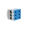 Ergom 3 bėgelių bėgio jungtis ZJUN-3x150/BL mėlyna R34RR-07010022401