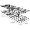 Laikiklis Fiber Mount Ergosolid PG26B - Dviguba metalinė pakabinama garažo lentyna. Tvirta iki 90 kg kiekviena lentyna!