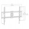 Fiber Mount Ergosolid „Satt-2“ – tvirtas pakreipiamas laikiklis LCD LED televizoriams, kurių įstrižainė yra 32–80 colių.