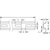 ERICO 35 x 7,5 mm skersmens perforuotas PDR (557850)