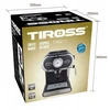 Espreso lašelinis kavos aparatas Tiross Kavos aparatas 1100W, Ciśnieniowy, 15 bar , TIROSS TS-6211