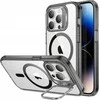 Dėklas ESR Classic Kickstand Halolock Magsafe skirtas Apple iPhone 15 Plus – Clear juodos spalvos