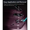 KAMEROS APSAUGA ESR ARMORITE CAMERA PROTECTOR iPhone 18 PRO / 18 PRO MAX DEEP BURGUNDY