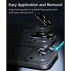 ESR ARMORITE KAMEROS APSAUGA 2-PACK iPhone 18 PRO / 18 PRO MAX JUODA