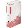 Archyvinė dėžė Esselte Speedbox FSC, 10cm, kartoninė, baltos-raudonos spalvos