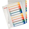 Skiriamieji lapai Esselte Project, A4, 1-10 spalvos, plastikiniai 0807-118