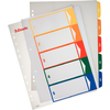 Skiriamieji lapai Esselte Project, A4, 1-5 spalvos, plastikiniai 0807-116