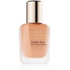 „Estee Lauder Double Wear Stay-in-Place Makeup SPF10“ ilgai išliekantis matinį atspalvį suteikiantis makiažo pagrindas, suteikiantis odai matinį atspalvį, suteikia odai spindesio ir suteikia spindesio.