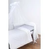 „Estilex“ lovelės patalynė su buferiu 100x135 Bianco Zigzag