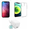Įkroviklis eStuff do iPhone 13 Rinkinys akcesoriów (Dėklas, Szkło)