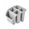 Keeeper Eternum Stalo įrankių padėklas Pino 16x16x12cm pilkas 4052396081947