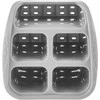 Keeeper Eternum Stalo įrankių padėklas Pino 16x16x12cm pilkas 4052396081947