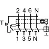 Srovės nuotėkio rėlė ETI EFI-P4 A, 4P, 40 A, 415 V, 30 mA
