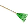 Sauber Small rake with wooden handle žalias 19cm