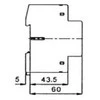 Kontaktorius Eti, 40A, 1.6kW