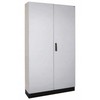 Eti Polam 001325504 Atskirai pastatomas metalinis korpusas su montavimo plokšte IP55 I klasė RAL7035 (1050x1850x300) su 100mm cokoliu HXS300 4-12 PH1V1 001325504