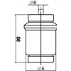 Eti-Polam Saugiklis įdėklas DIV BWT 100A R1 1 / 4 'gF 500V 002314102