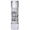 Eti-Polam Saugiklio įdėklas cilindrinis PV 10x38mm 20A gPV 1000V DC CH10 002625085