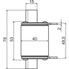 Eti-Polam WT-00C / GG Top kasetė NH00C 125A gG 500V 125A K 004181215