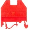 Pliusinis gnybtas ETI DIN, 4 mm², 2 viet., 32 A, raudonas