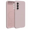 Etteri silikoninis Mag dėklas Samsung Galaxy A37 5G šviesiai rožinis