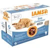 Eukanuba IAMS Delights MP SEA JLY konservuotas pašaras katėms, 12x85 g