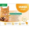 Eukanuba IAMS DELIGHTS Land & Sea Collection in Gravy box – šlapias pašaras katei – 8x85g