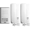 Eura EURA ADP- 47A3 DOPIO interphone - sidabro, dviejų šeimos, laisvų rankų, 2 įvesties paslaugos