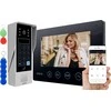 Eura EURA VDP- 90A3 DELTA + juoda 7 "', pilnas hd, WiFi, 2 įėjimai, šifravimo, artumo skaitytuvas, ahd, tuya