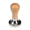 Eureka Tamper 58 mm, ąžuolo medienos