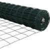 Eurų tvora su betono baze 25 x 0,4 m PVC dengtas plienas Žalia