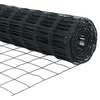 Eurų tvora su betono baze 50 x 0,6 m PVC dengtas plienas Pilka