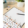 BT21 - Street Mood kolekcija A4 segtuvas su lakštais (4 žiedai, guminė juosta)