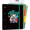 BT21 - Street Mood kolekcija A4 segtuvas su lakštais (4 žiedai, guminė juosta)
