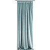 Naktinė užuolaida iš minkšto aksomo Eurofirany DIVA LINE RIA 140X270 cm, juosta/ tunelis/ kabliukai, 300 g/m2, spalva: žydra