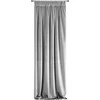 Naktinė užuolaida iš minkšto aksomo Eurofirany DIVA LINE RIA 140X270 cm, juosta/ tunelis/ kabliukai, 300 g/m2, spalva: plieno