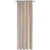 Naktinė užuolaida iš minkšto aksomo Eurofirany DIVA LINE RIA 140X270 cm, juosta/ tunelis/ kabliukai, 300 g/m2, spalva: smėlio